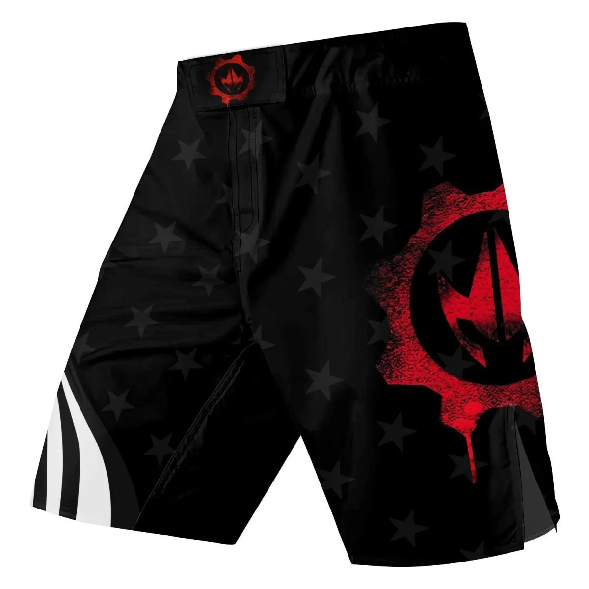American Flag Black Fight Shorts