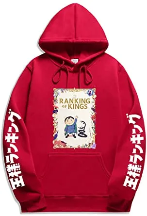 Anime Ranking of Kings Hoodies - Kage & Bojji Pullover Hooded Sweatshirt