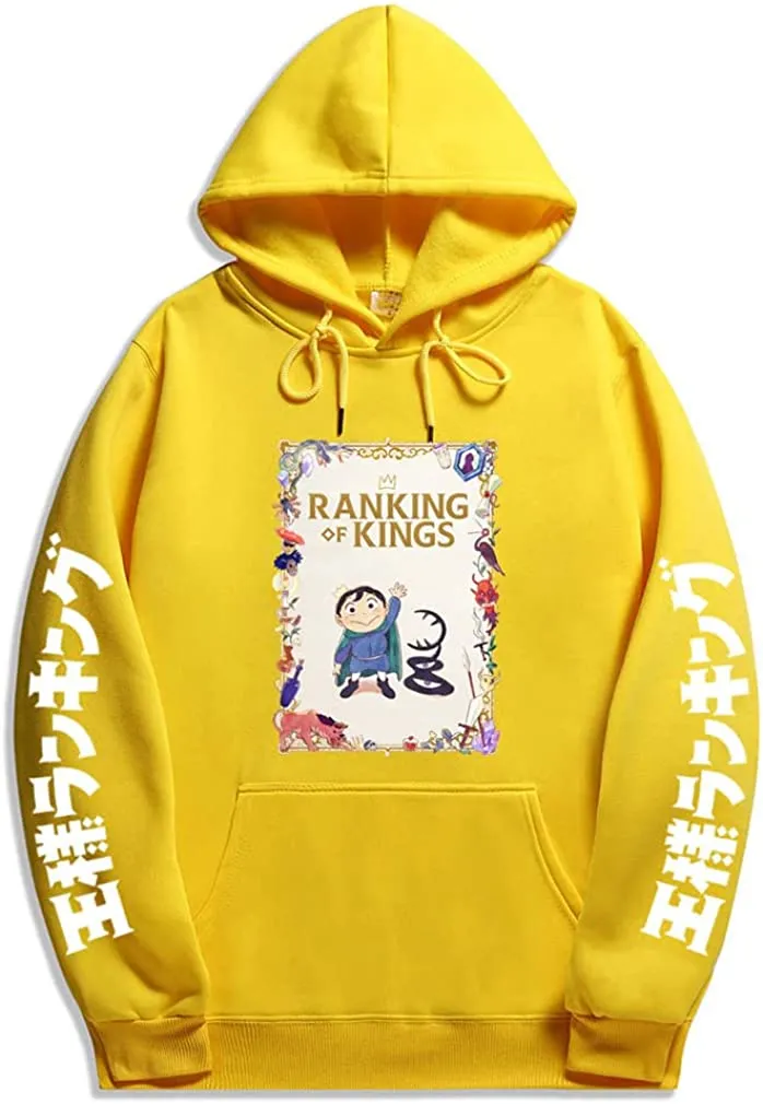 Anime Ranking of Kings Hoodies - Kage & Bojji Pullover Hooded Sweatshirt