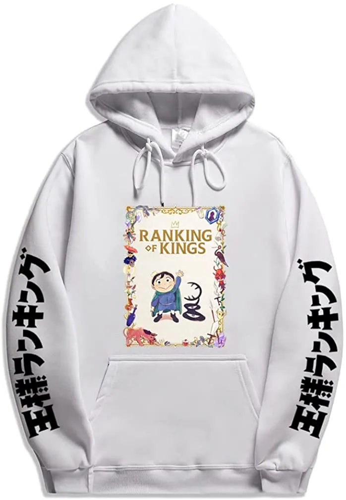Anime Ranking of Kings Hoodies - Kage & Bojji Pullover Hooded Sweatshirt