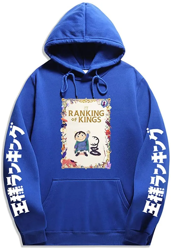 Anime Ranking of Kings Hoodies - Kage & Bojji Pullover Hooded Sweatshirt