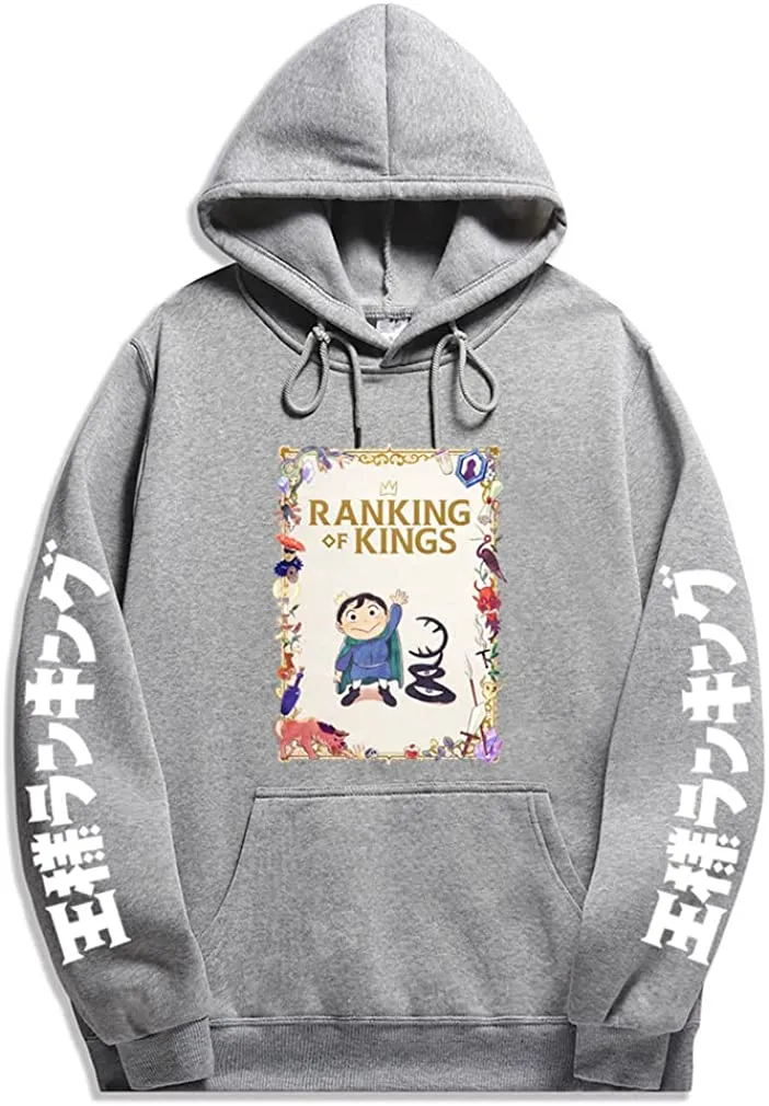 Anime Ranking of Kings Hoodies - Kage & Bojji Pullover Hooded Sweatshirt