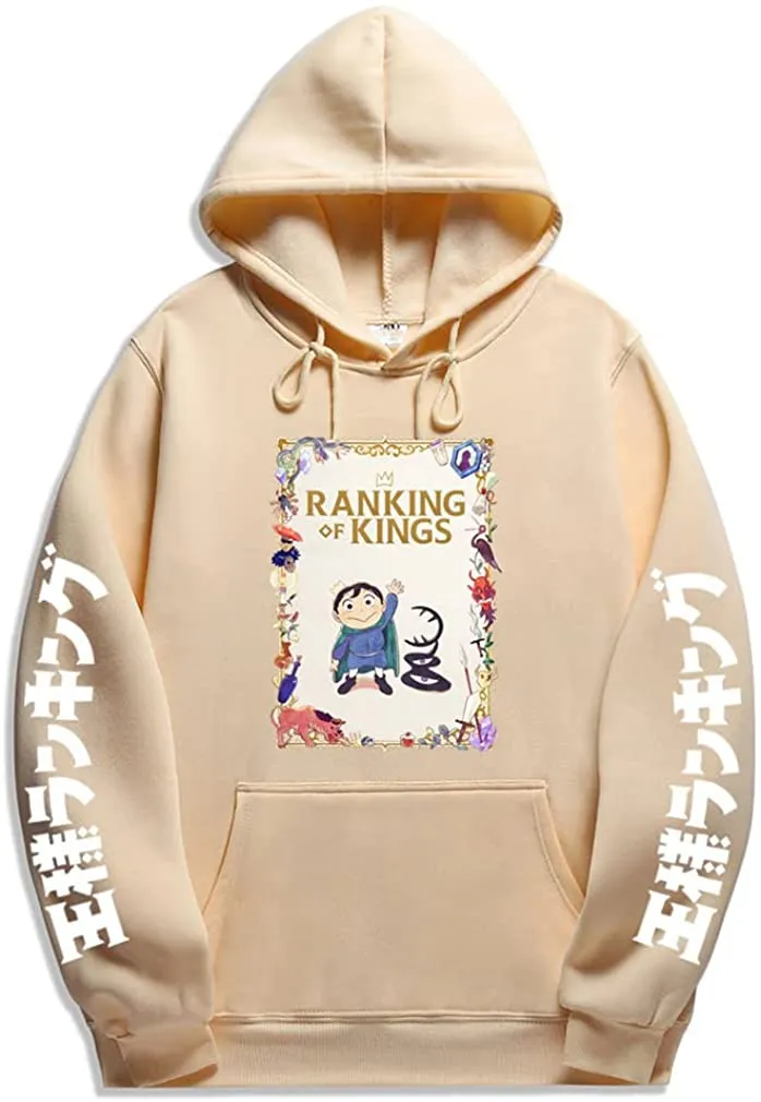 Anime Ranking of Kings Hoodies - Kage & Bojji Pullover Hooded Sweatshirt