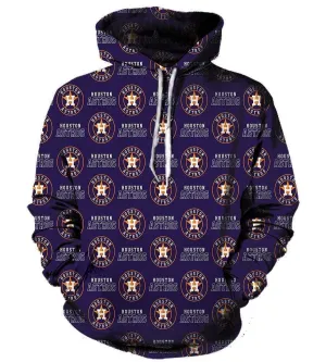 Baseball Houston Astros Hoodies - Pullover Blue Hoodie