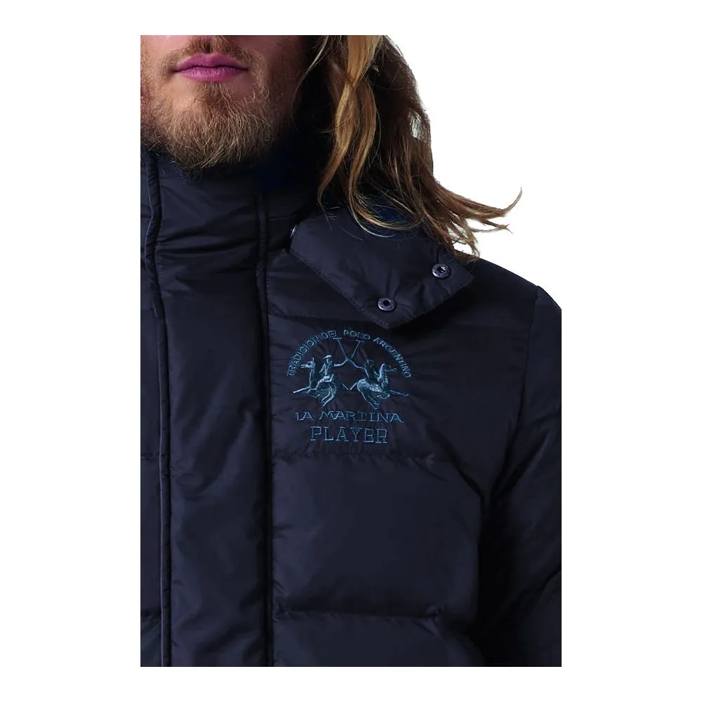 Blue Nylon Men's Sport Jacket