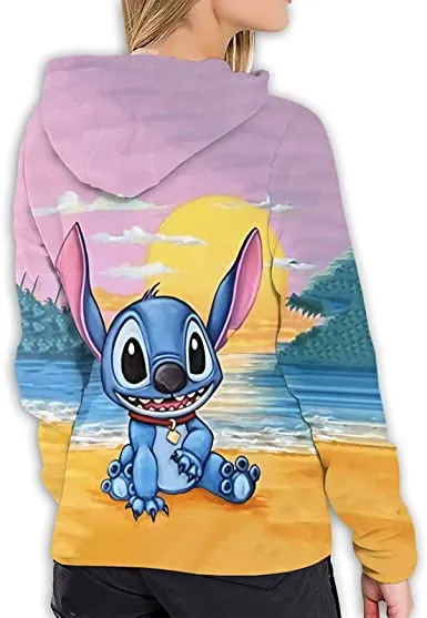 Cute Cartoon lilo & Stitch Hoodie Pullover Sweatshirt Anime Hoodies