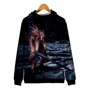 Devil May Cry Hoodie - 3D Print Pullover Gaming Hoodie