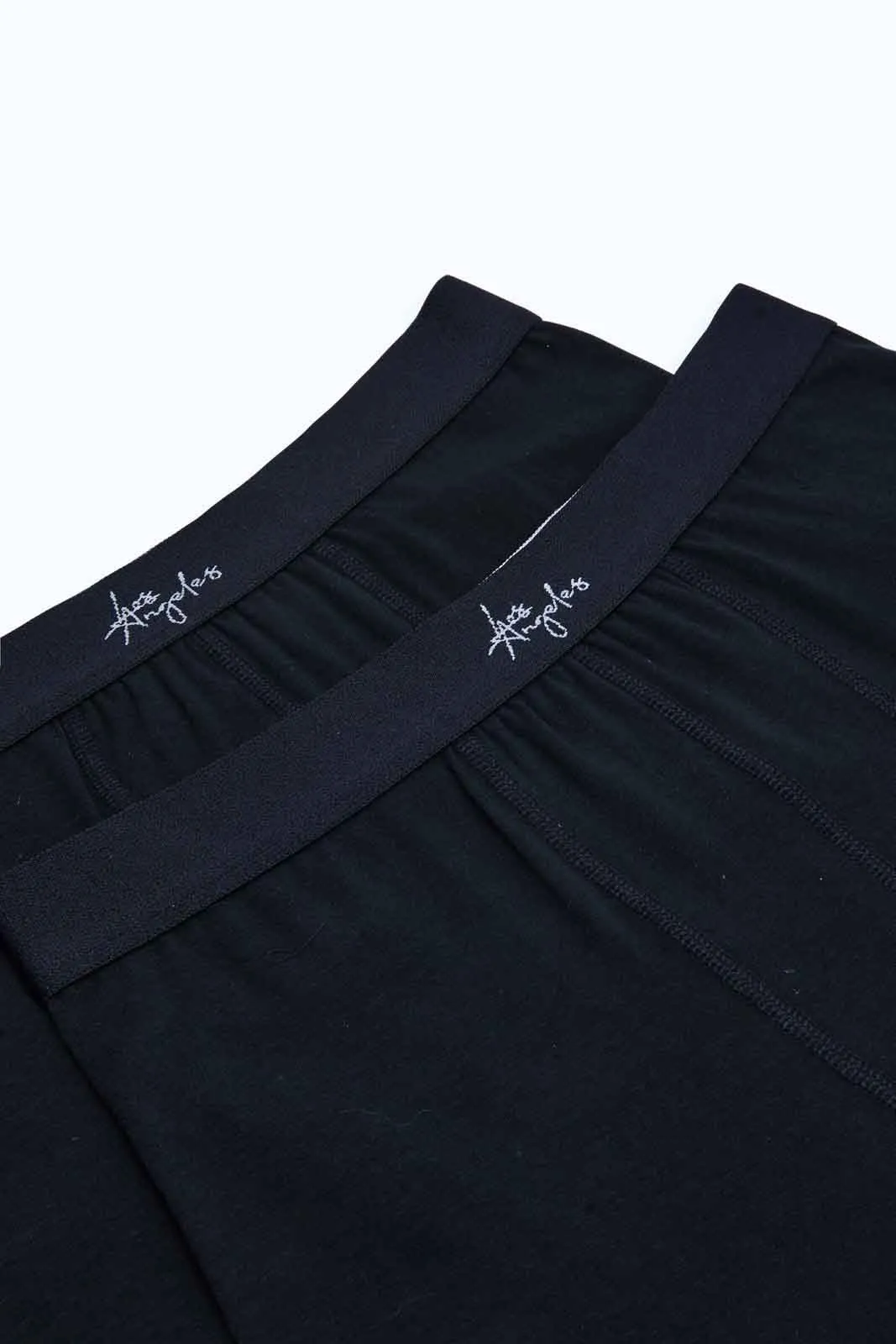 Men Black Plain Hipster Set (Pack of 2)