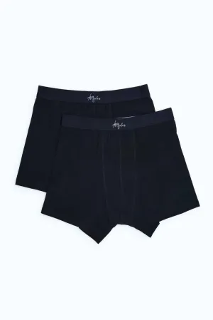 Men Black Plain Hipster Set (Pack of 2)