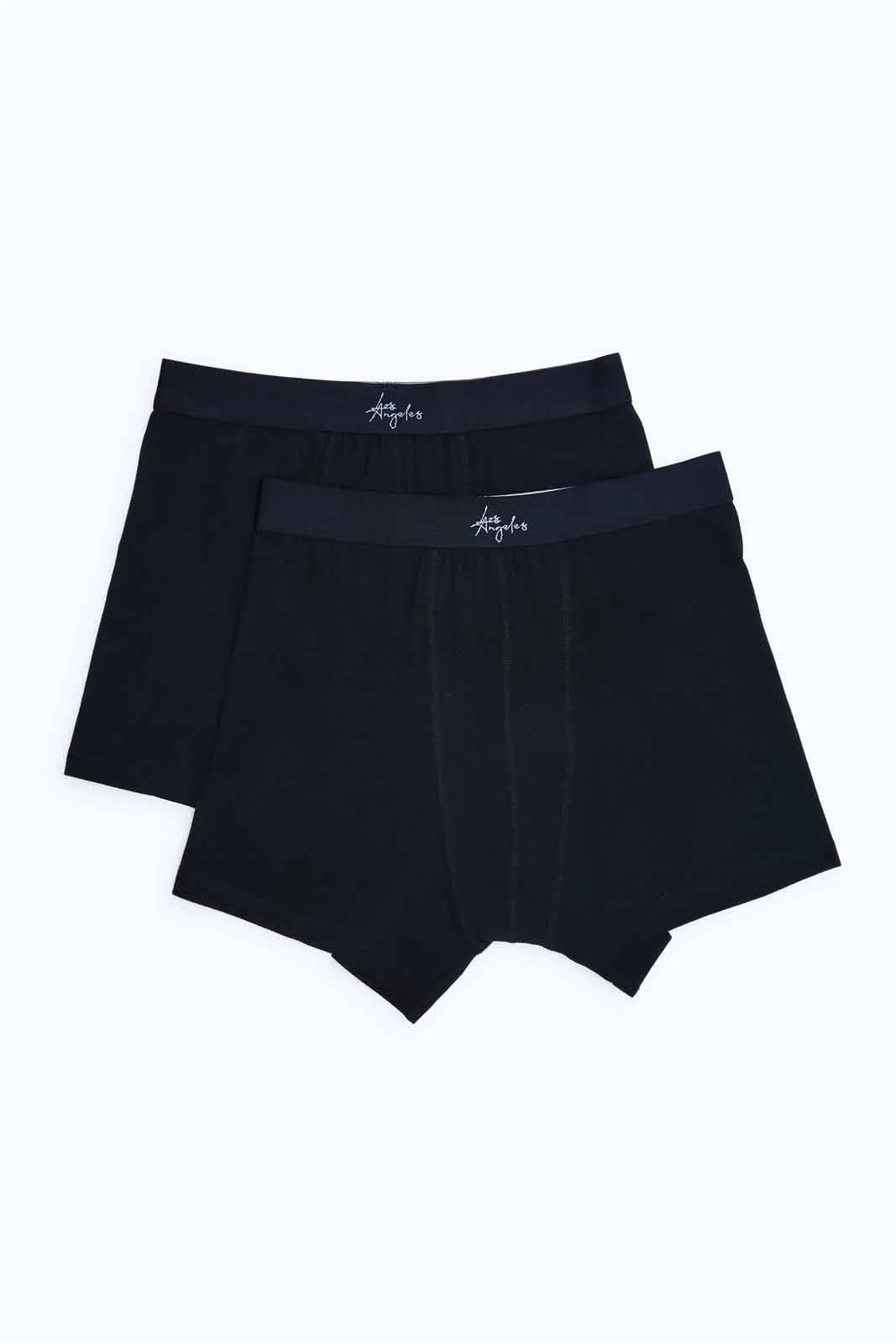 Men Black Plain Hipster Set (Pack of 2)