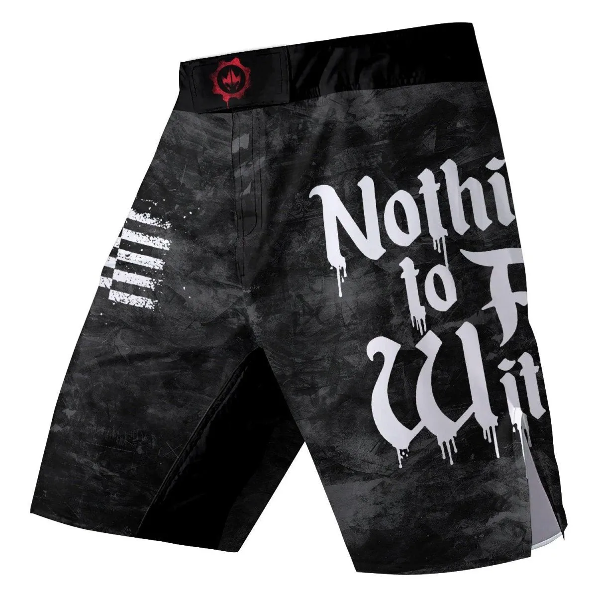 Painting American Flag Fight Shorts