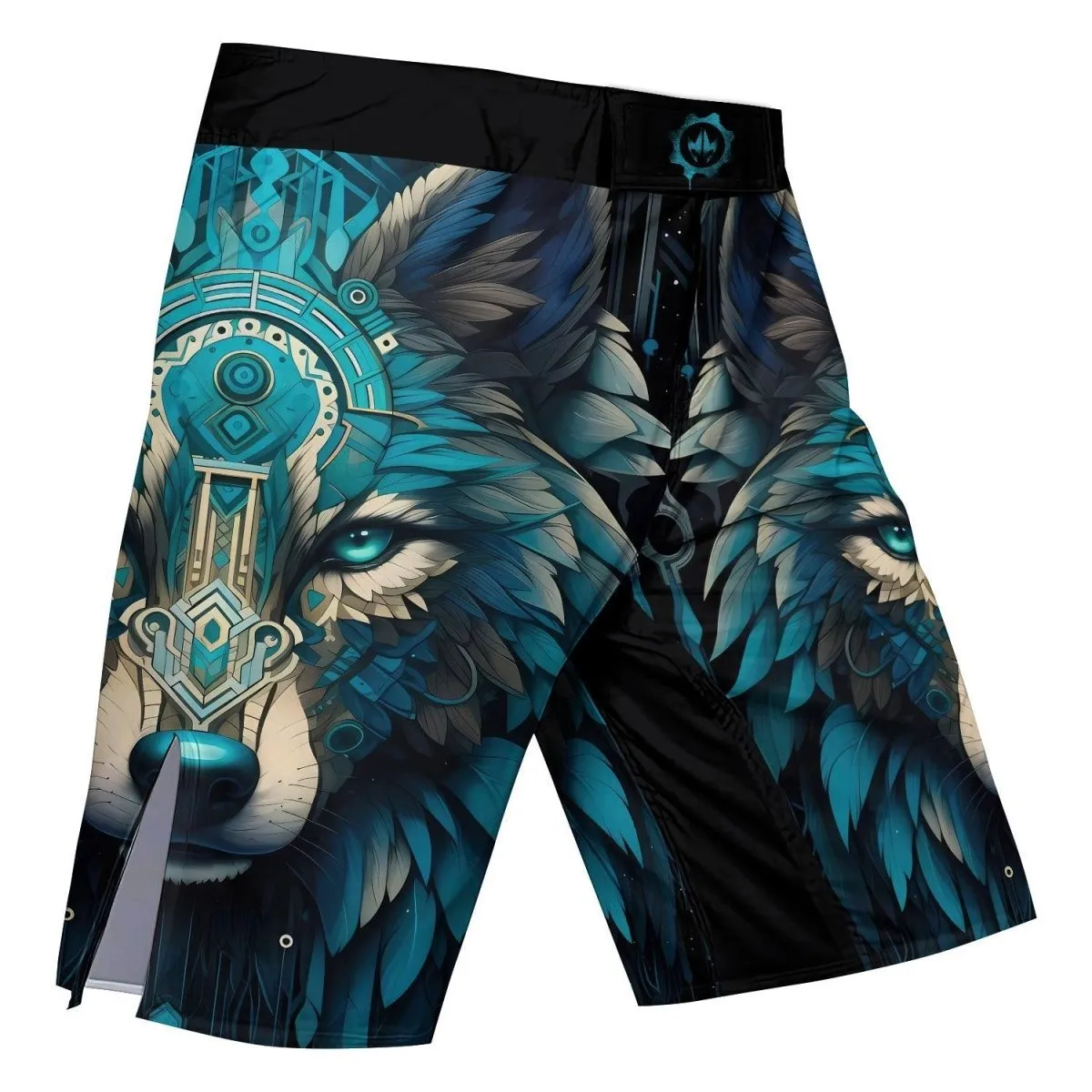 Wolf Tribal Fight Shorts