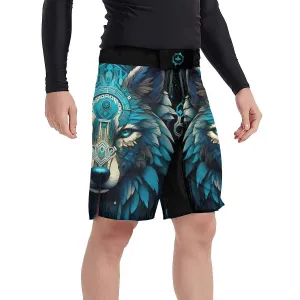 Wolf Tribal Fight Shorts